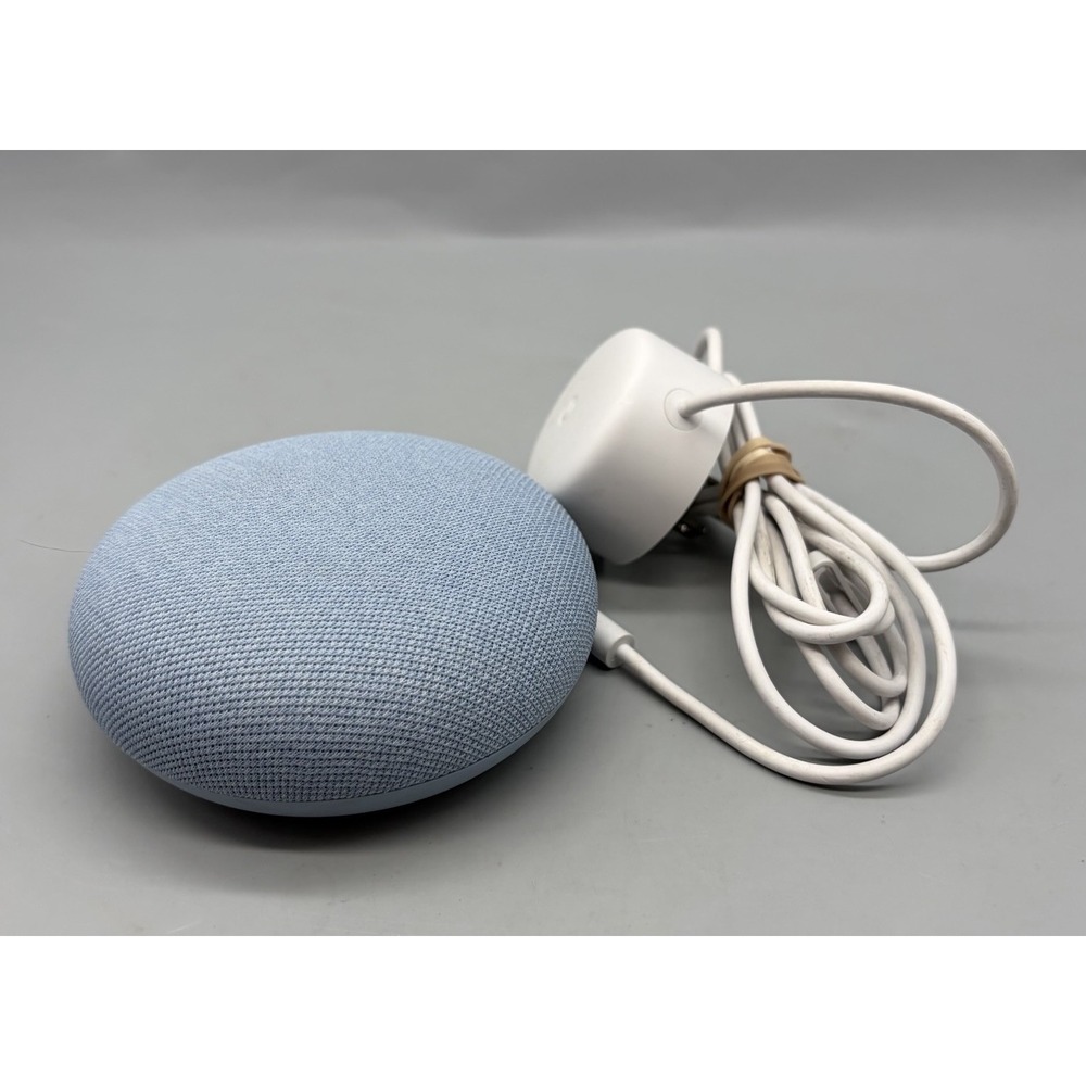 Google Nest Mini (2nd Gen)(H2C) Smart Speaker & Power Cord - Sky